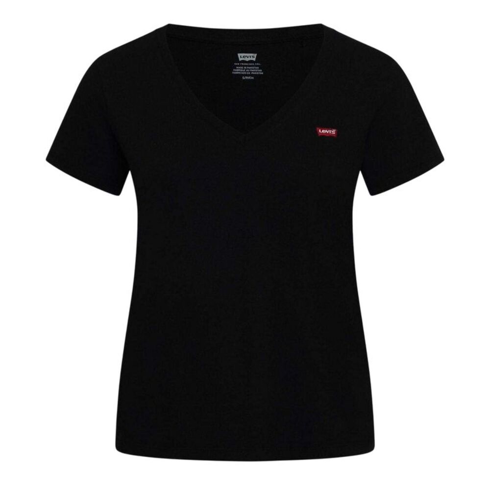 Levis Womens/Ladies Slub V Neck / Anthracite